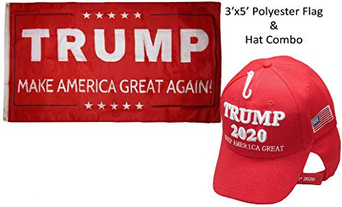K's Novelties 3x5 Trump Make America Great Again Red and Trump 2020 Keep America Great Red Hat K's Novelties 3x5 Trump Make America Great Again Red and Trump 2020 Keep America Great Red Hat