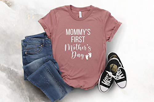 My First Mother's Day Shirt Mother's Day Shirt Shirt For Mom Mom Tee Mother's Day Gift Gift For Mom T-Shirt Long Sleeve Sweatshirt Hoodie