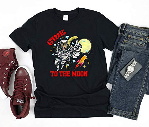 Game To The Moon Shirt Diamond Hands Shirt Gme Apes Stonks Wsb W.a.l.l.s.t.r.e.e.t.b.e.t.s Hold The Line Reddit Funny T-Shirt Long Sleeve Sweatshirt Hoodie