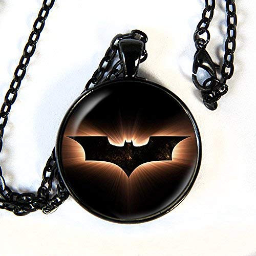 Batman logo inspired - pendant necklace - HM