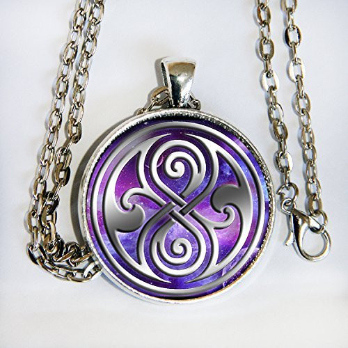 Gallifreyan Doctor Who inspired SEAL OF RASSILON necklace - HM Gallifreyan Doctor Who inspired SEAL OF RASSILON necklace - HM