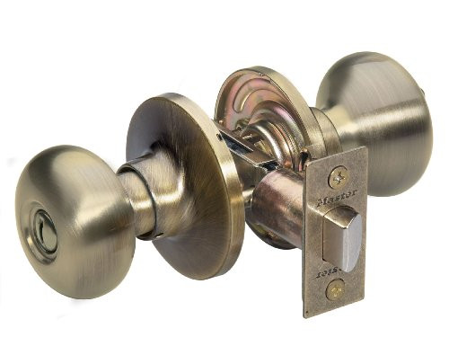 Master Lock BCO0305 Biscuit Privacy Knob Antique Brass