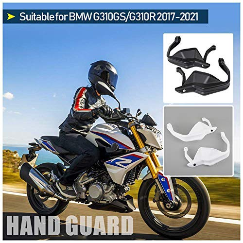 Motorcycle Hand Brush Guards Wind Shield Cover Handle Bar Handguard Brake Clutch Levers Protector for BMW G310GS G310R G 310 GS G310 GS G 310 R Accessories 2017 2018 2019 2020 2021 17-21 -White-