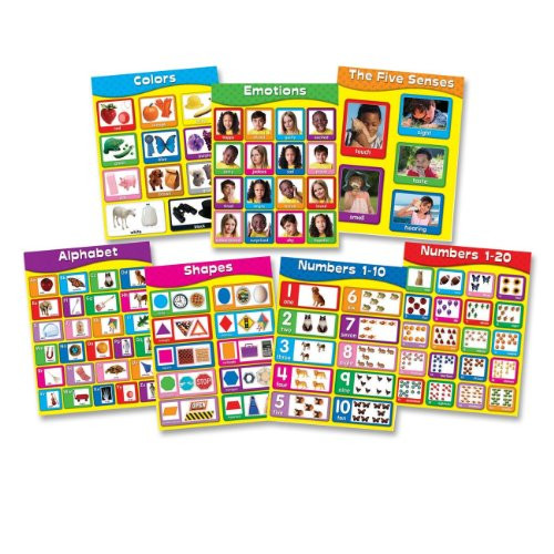 Carson-Dellosa Publishing Chartlet Set, Early Learning (CDP144131)