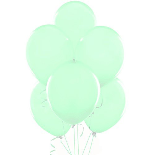 PMU 14 Inch Latex Balloons Mint Green -Premium Helium Quality- Pkg-100 PMU 14 Inch Latex Balloons Mint Green -Premium Helium Quality- Pkg-100