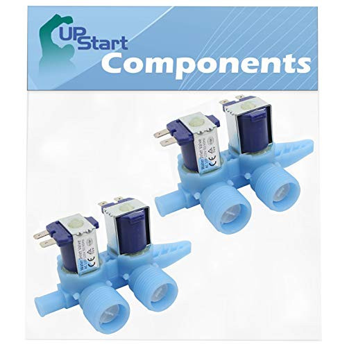 2-Pack WH13X10024 Washer Dual Inlet Valve Replacement for General Electric WJRE5550K2WW - Compatible with WH13X10024 Water Valve