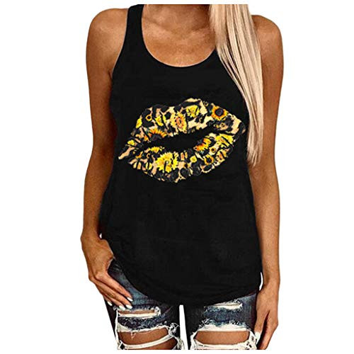 Simayixx T Shirts for Women Sunflower Shirt Casual Summer Short Sleeve O Neck Loose Tank Tops Graphic Print Tees Black