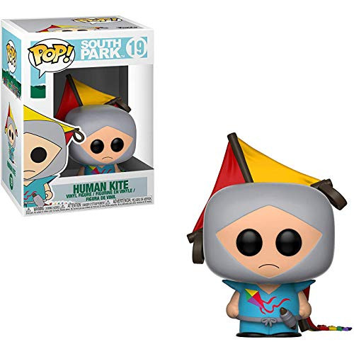 Funko Human Kite- South Park x POP Vinyl Figure  and  1 POP Compatible PET Plastic Graphical Protector Bundle -019 - 32864 - B-