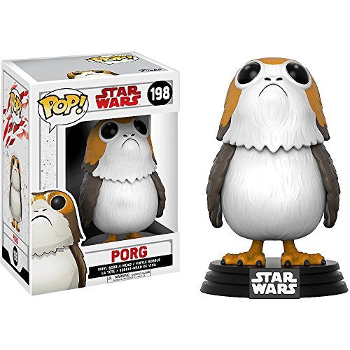 Funko PORG- Star Wars - The Last Jedi x POP Vinyl Figure and 1 PET Plastic Graphical Protector Bundle -198 - 14818 - B- Funko PORG- Star Wars - The Last Jedi x POP Vinyl Figure and 1 PET Plastic Graphical Protector Bundle -198 - 14818 - B-