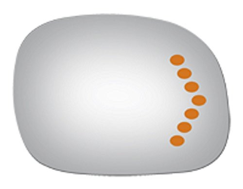 Mirrex 60742S Fits Passenger Right Side Signal Mirror Glass Replacement for Ford Expedition F150 Heritage F250 F350 1997 1998 1999 2000 2001 2002 2003