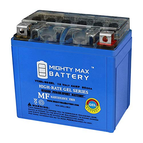 Mighty Max Battery YTX5L-BS Gel Battery for E-Ton DXL90 Sierra Viper 70 ATV Brand Product