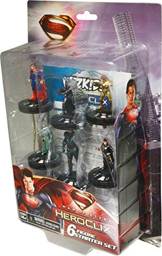 WizKids NECA Man of Steel HeroClix 6 Figure Starter Set by