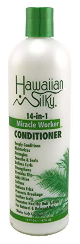 Hawaiian Silky Miracle Worker 14-In-1 Conditioner 16 Ounce -474ml- -Pack of 3-