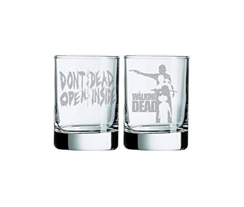 Walking Dead Shot Glasses-Votive Holders - Set of 2