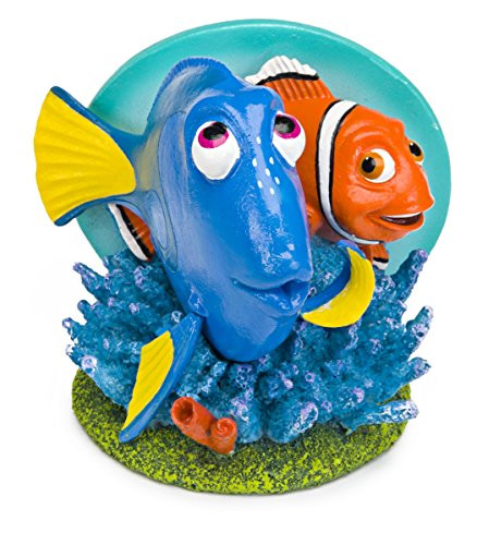 Penn Plax Finding Nemo Resin Ornament for Aquariums Dory and Marlin 4-Inch