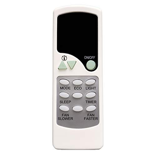 Replacement for Frigidaire Air Conditioner Remote Control RG63A1-E-ELD RG63F-EF-ELD FFRE123WAE FFRE153WAE FFRE183WAE FFRE223WAE FFRE253WAE FFRA052WAE FFRA062WAE FFRA082WAE FFRA122WAE FFRA282WAE