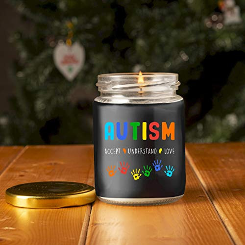 Candle Autism Accept Understand Love Autism Awareness Day Candle Autism Accept Understand Love Autism Awareness Day