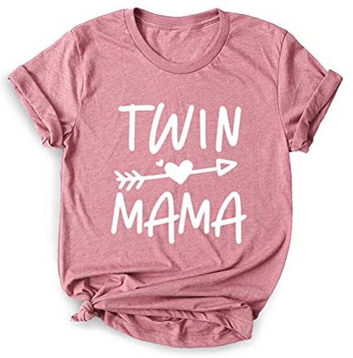 Twin Mama Mom of Twins Shirt Mommy of Twins Graphic Tee Gift for Twin Mama Mother's Day Gift