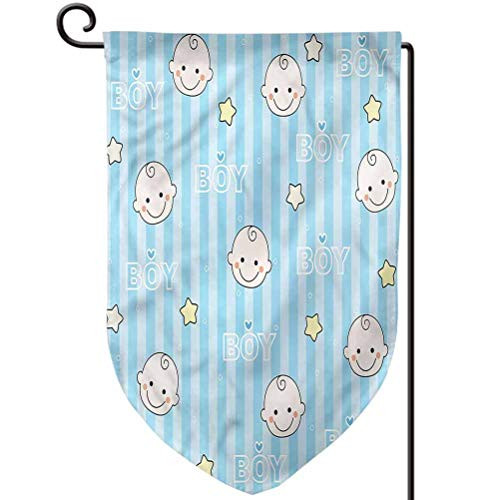 ScottDecor Kids Funny Yard Decorations Flag for All Seasons Baby Shower Theme Its a Boy 12.5" W x 18" L