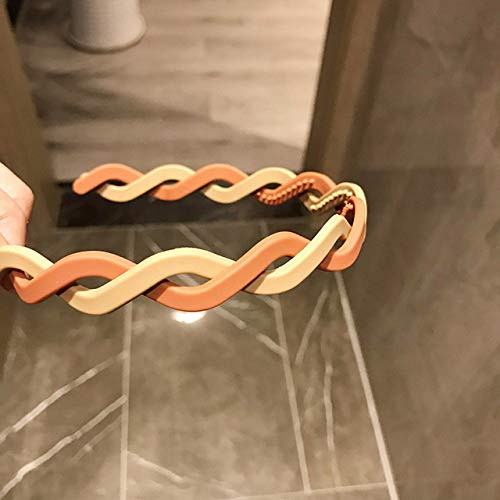 Snake Winding Hairband Matte Solid Color Headband Bezel Turban Women Lady Girls Hair Accessories Head HoopK Snake Winding Hairband Matte Solid Color Headband Bezel Turban Women Lady Girls Hair Accessories Head HoopK