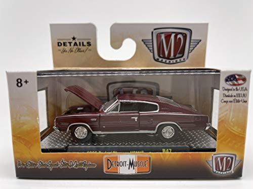 M2 Machines by M2 Collectible Detroit-Muscle 1966 Dodge Charger HEMI 1-64 Scale R47 19-14 Burgundy Details Like NO Other 1 of 6880 M2 Machines by M2 Collectible Detroit-Muscle 1966 Dodge Charger HEMI 1-64 Scale R47 19-14 Burgundy Details Like NO Other 1 of 6880