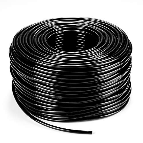 200ft 1-4 inch Drip Irrigation Tubing Blank Distribution Tubing Drip Irrigation Hose Garden Watering Tube Line for Garden Irrigation System