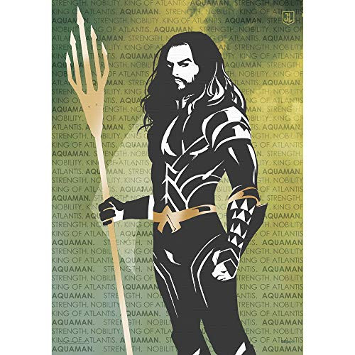 DC Comics  Aquaman  Justice League  Durable 17 x 24 MightyPrint Wall Art  NOT Made of Paper  Officially Licensed Collectible