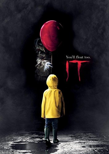 IT Chapter One - You'll Float Too  Georgie Pennywise Balloon - Stephen King Horror - Durable 17 x 24" MightyPrint Wall Art  NOT Made of Paper  Officially Licensed Collectible