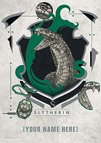 Harry Potter - Slytherin  Magical Mischief - Durable 17 x 24 MightyPrint Wall Art  NOT Made of Paper  Officially Licensed Collectible