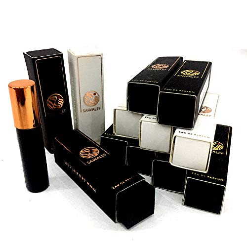 SAWALEF EDP Discovery Set by Swiss Arabian  Perfume for Women Cologne for Men and Unisex  2mL x 10 Parfum Mini Spray Vials  All The Best Sellers and New Launches Including Oud Wood Testers