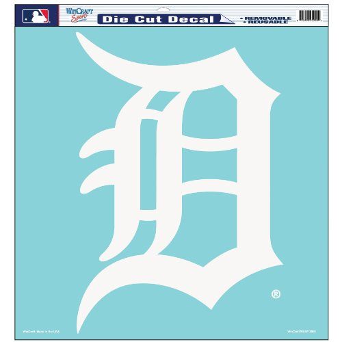 MLB Detroit Tigers 18-by-18 Diecut Decal