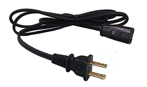 Replacement 2pin Power Cord for Nesco 6Qt Roaster Oven Model 4116-14 -2pin 6ft- 4116-15