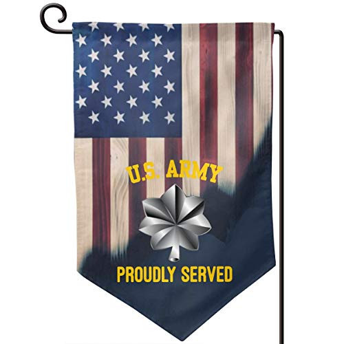 XIAYANGqi US Army O-5 Lieutenant Colonel O5 LTC Field Officer Rank Garden Flag Home Flag Outdoor Flags Double Sided Flag