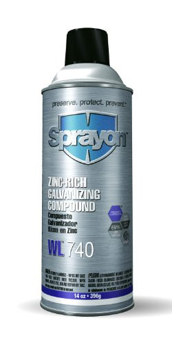 Sprayon WL740 14 oz Zinc-Rich Galvanizing Compound Pure Zinc Dust w-Epoxy Resin