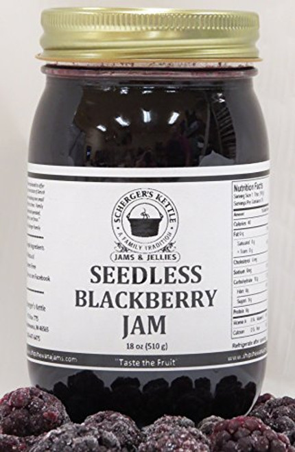 Seedless Blackberry Jam 18 oz