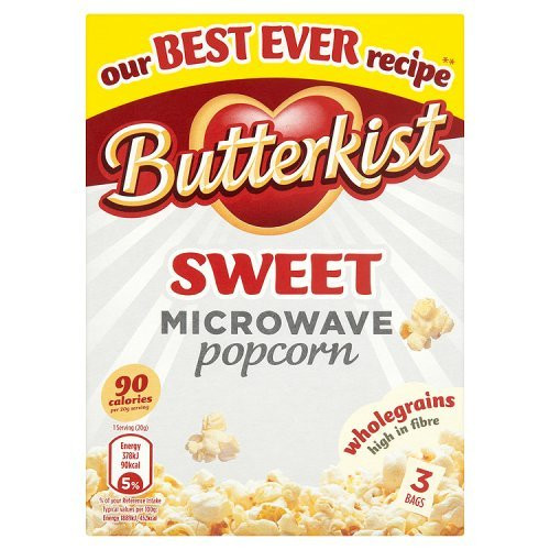 Butterkist Microwave Sweet Popcorn 3 Pack 210g