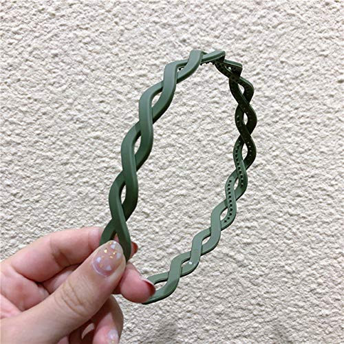 Fashion Wavy Hair Head Hoop Band Sport Headband Hairband Headbands Candy Colors Bezel Girls AccessoriesK-11