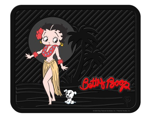 Plasticolor Betty Boop Aloha Style Molded Utility Mat- 14"