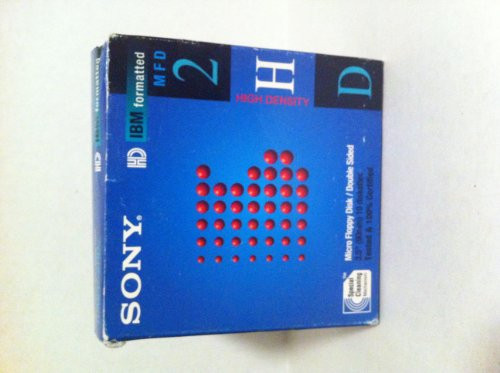 1995 Sony Electronics Inc. Sony Micro Floppy Disk-double Sided 10mfd-2hdcf 10 Pack Blister Box Package---capacity IBM Formatted 1.44 Mb 10 Pack---specifications Trackes Per Inch 135 Tpi Number of Tracks-80-side Double Side-high Density---compatibil
