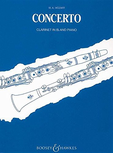 Hal Leonard Mozart-Concerto for Clarinet in B-flat and Orchestra KV 622