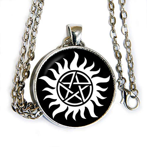 Supernatural inspired pendant necklace - anti possession symbol HM