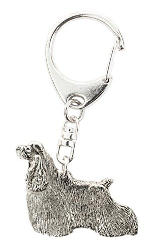 American Cocker Spaniel Made in U.K Artistic Style Dog Key Ring Collection