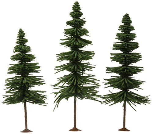 Bachmann Trains - SCENE SCAPES - 8"- 10" SPRUCE TREES -3 per box- - O Scale
