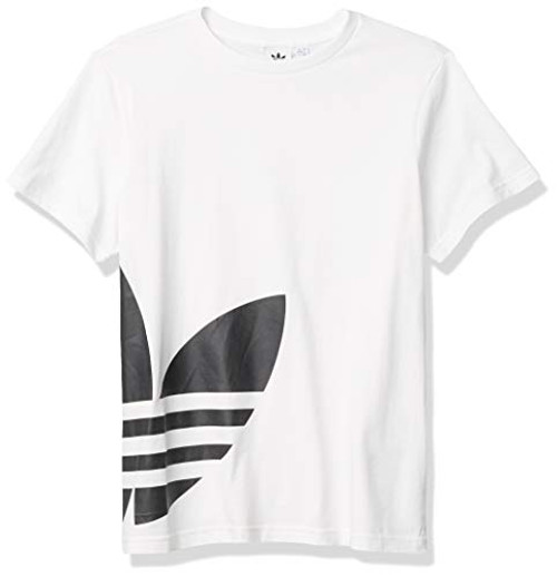 adidas Originals Boy's Big Trefoil T-Shirt White-Black L