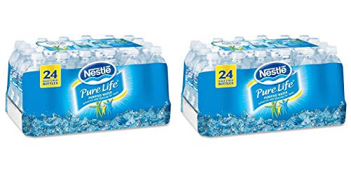 NestlÃ Pure Life Bottled Purified Water 16.9 oz. Bottles 24-Case Pack of 2