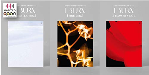 -G-I-DLE - I Burn -Random ver.- -4th Mini Album- -Pre Order- CD plusBooklet plusFolded Poster plusOthers with Tracking Extra Decorative Stickers Photocards