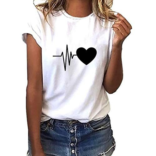 Women Casual Summer Solid O-Neck Short Sleeves Plus Size Top T-Shirt Blouses for Women Tunic Tops Tshirts