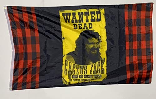 os Mick Foley Cactus Jack Flag 3X5'
