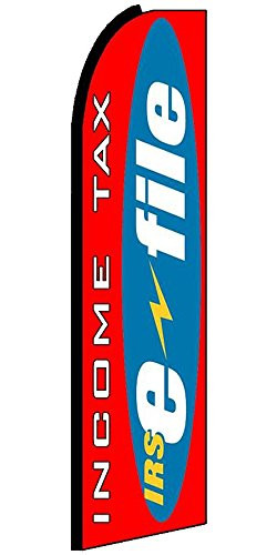 Income Tax IRS E-File King Swooper Flag-Hardware Not Included-