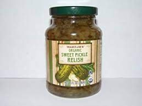 Trader Joe's Organic Sweet Pickle Relish 10 FL oz -Pack of 3- Trader Joe's Organic Sweet Pickle Relish 10 FL oz -Pack of 3-